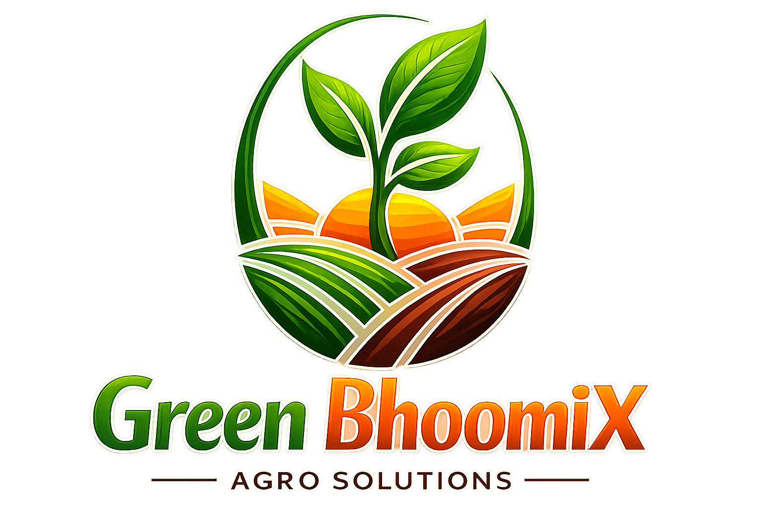 Green BhoomiX — agro solutions branding